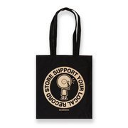 Support Your Local Record Store Tote Bag (Black)