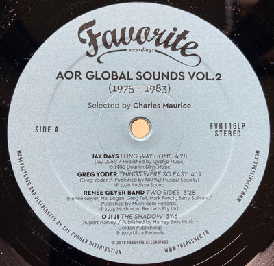 AOR Global Sounds Vol.2 (1975-1983, Selected By Charles Maurice) [Used / Second Hand]