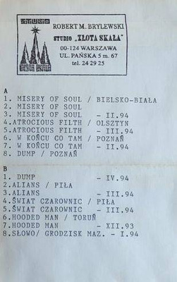Studio Złota Skała Sampler
