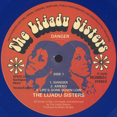 Danger (Telepathy Blue Blue Vinyl)