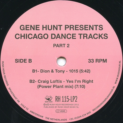 Chicago Dance Tracks Part 2 [Used / Second Hand]