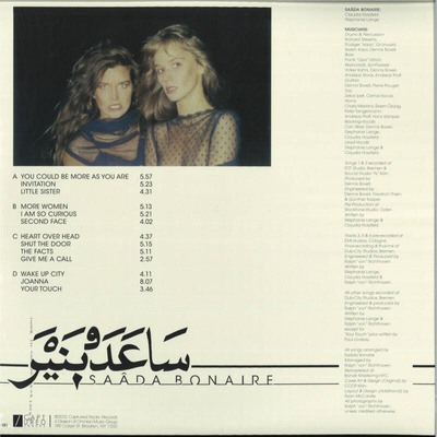 Saâda Bonaire (Gatefold) Bone Vinyl 