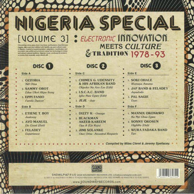 Nigeria Special Volume 3: Electronic Innovation Meets Culture And Tradition 1978​-​93 (Gatefold)