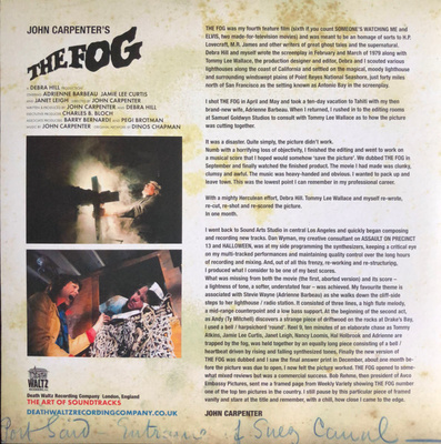 The Fog (Blakes Gold Edition) Gatefold 180g [Used / Second Hand]