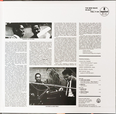 The John Coltrane Quartet Plays (Gatefold) 180g
