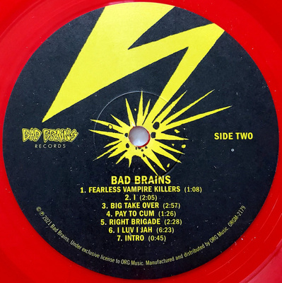 Bad Brains (Transparent Red Vinyl)