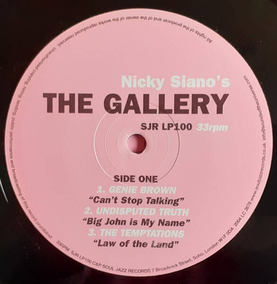 Nicky Siano's Legendary The Gallery: The Original New York Disco 1973-77