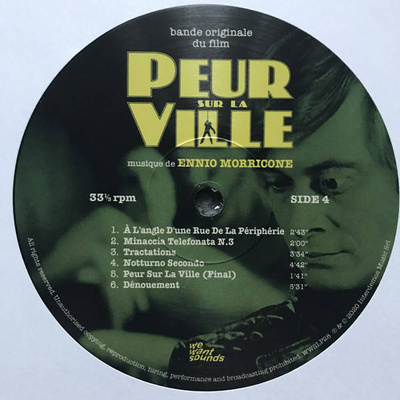 Peur Sur La Ville (Record Store Day 2020)