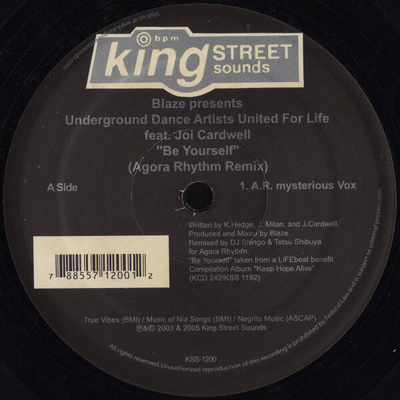 Be Yourself (Agora Rhythm Remixes)