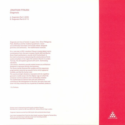 Diagonals (white vinyl)