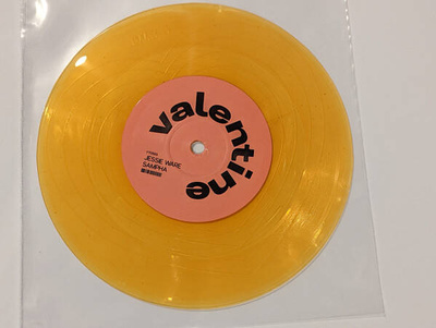 Valentine (One-Sided Amber Transparent Vinyl) [Used / Second Hand]