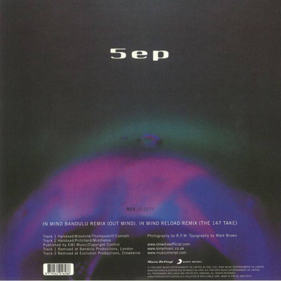 5 EP (In Mind Remixes) 180g coloured vinyl
