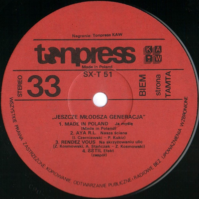 Jeszcze Młodsza Generacja [Used / Second Hand]