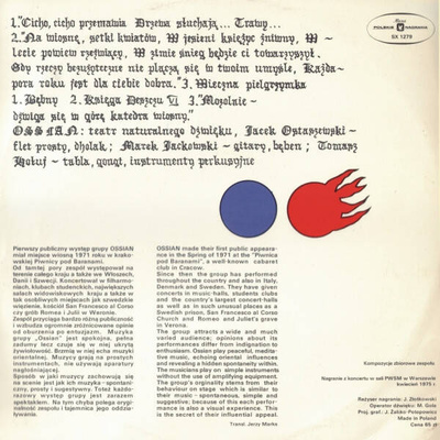 Ossian [Used / Second Hand]