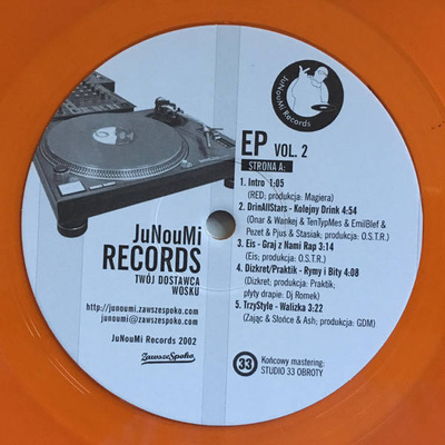 JuNouMi Records EP Vol. 2 (Orange Transparent Vinyl)