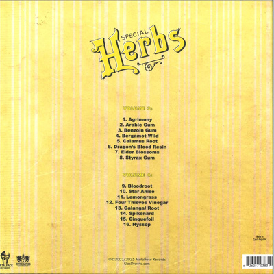Metal Fingers Presents: Special Herbs Vols 3&4 (Gatefold) Lemon Yellow Vinyl