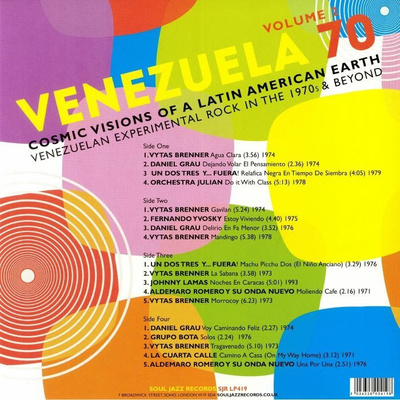 Venezuela 70 Volume 2: Cosmic Visions Of A Latin American Earth: Venezuelan Experimental Rock In The 1970s & Beyond (gatefold)