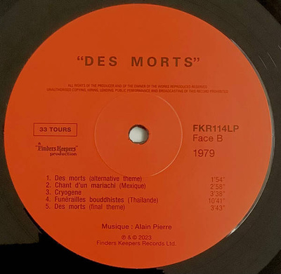 Des Morts (Of The Dead)