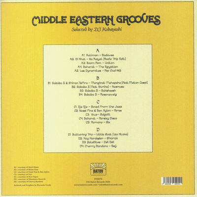 Middle Eastern Grooves (Selected by DJ Kobayashi) Gatefold