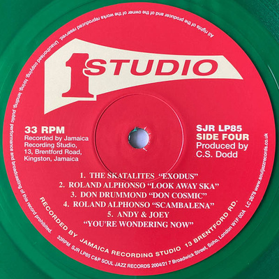 Studio One Ska: The Original (Record Store Day 2023) Transparent Green Vinyl