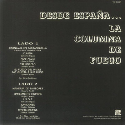 Desde España... La Columna De Fuego (180g)