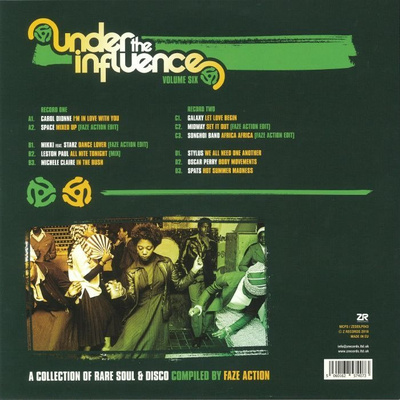 Under The Influence Vol. 6 (A Collection Of Rare Soul & Disco) 