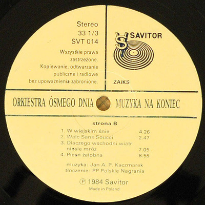 Muzyka Na Koniec