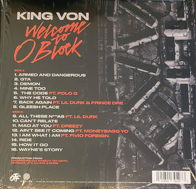Welcome To O'Block (Record Store Day 2021) Ruby & Black Galaxy Vinyl