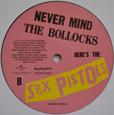 Never Mind The Bollocks, Here's The Sex Pistols (180g)