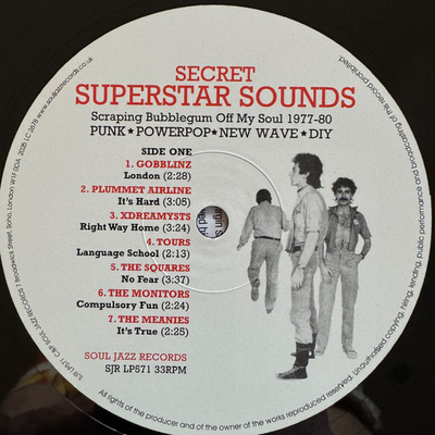 Secret Superstar Sounds: Scraping Bubblegum Off My Soul 1977-80: Punk Powerpop New Wave DIY