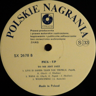 To Nie Jest Jazz [Used / Second Hand]
