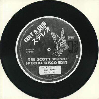 Unreleased Special Disco Edit  (one-sided)