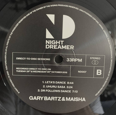 Night Dreamer Direct-to-Disc Sessions