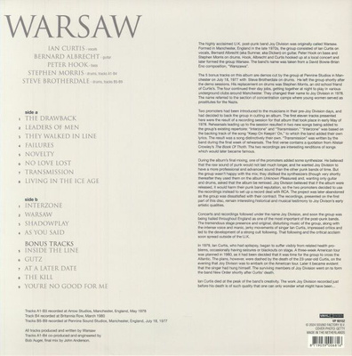 Warsaw (180g Coloured Vinyl)