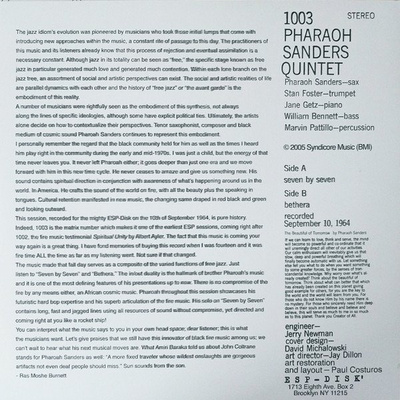 Pharaoh Sanders Quintet