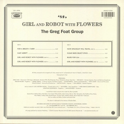 Girl And Robot With Flowers