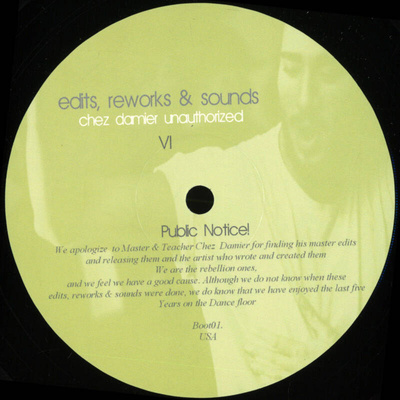 Edits, Reworks & Sounds - Chez Damier Unauthorized VI