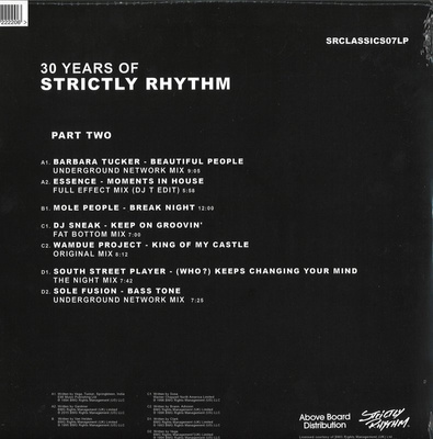 30 Years Of Strictly Rhythm Part Two