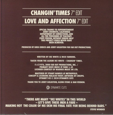 Changin' Times / Love And Affection