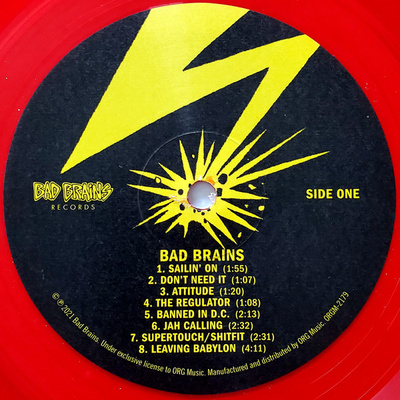 Bad Brains (Transparent Red Vinyl)