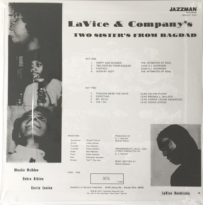 LaVice And Company's Two Sisters From Bagdad