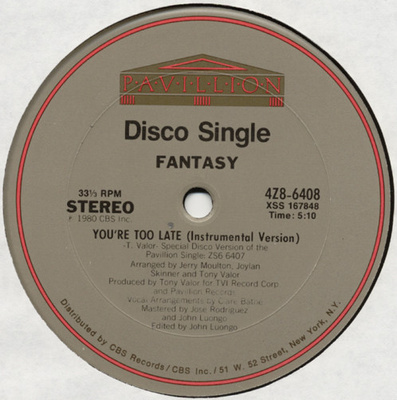 You're Too Late [Used / Second Hand]