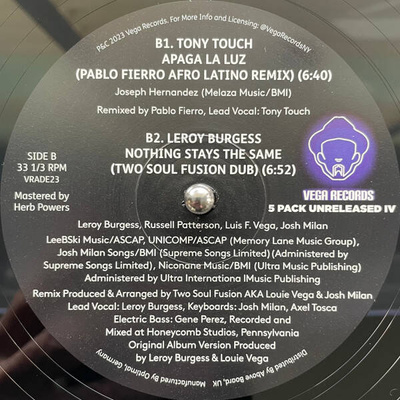 Vega Records 5 Pack Unreleased IV