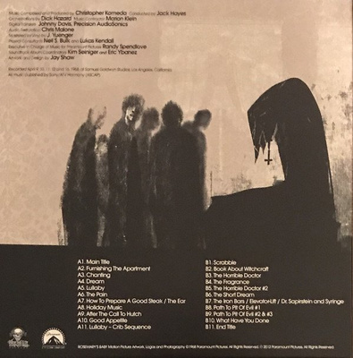 Rosemary's Baby (Clear Vinyl with Black Smoke)