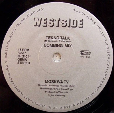 Tekno Talk (Bombing Mix)
