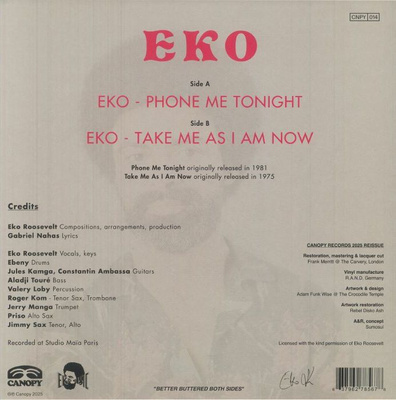 Phone Me Tonight / Take Me As I Am Now