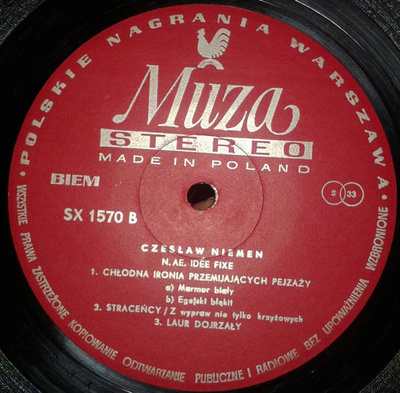 Idee Fixe (Red Label w/ Silver Print)