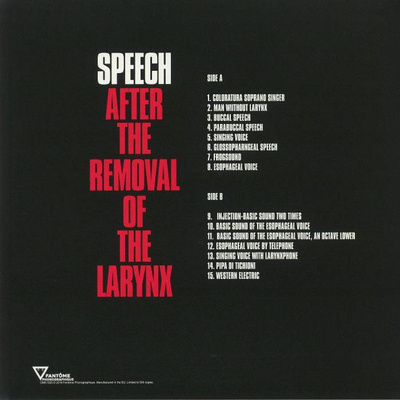 Speech After The Removal Of The Larynx