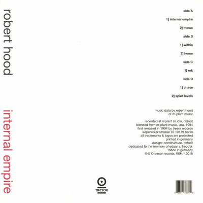 Internal Empire (30 Years Anniversary Edition) Red Solid Vinyl