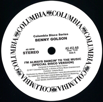 I'm Always Dancin' To The Music (Special Disco Version)